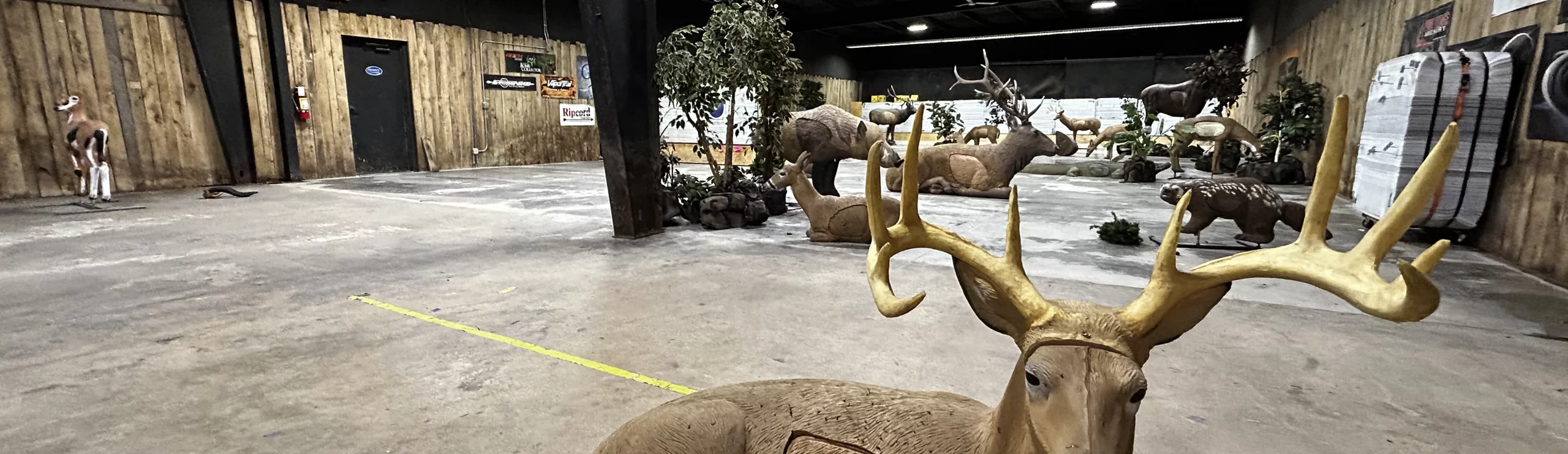 Archery Range 40+ Yard, Climate Controlled Indoor Range