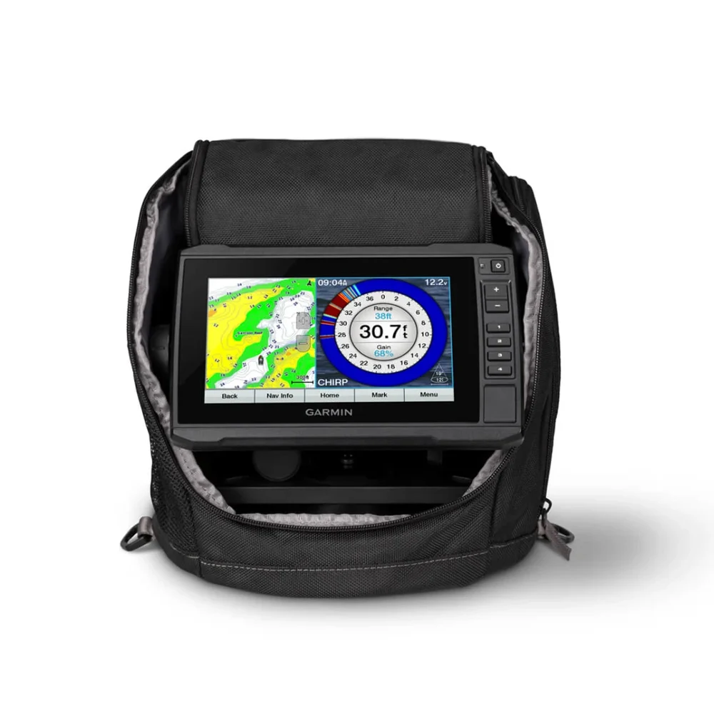 Garmin LiveScope Plus Ice Fishing Bundle LI with Garmin Navionics+ Maps for  U.S. Inland